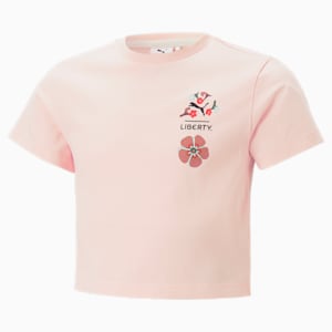 PUMA x LIBERTY Little Kids' Tee, Rose Dust, extralarge