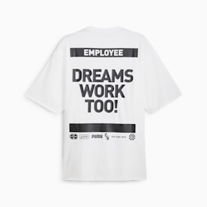 PUMA x CHILDHOOD DREAMS Men's Mesmerize Basketball T-shirt, PUMA White, extralarge-IND
