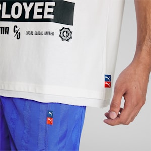 Camiseta de baloncesto Mesmerize II PUMA x CHILDHOOD DREAMS para hombre, PUMA White, extralarge