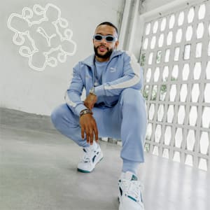 PUMA x MEMPHIS DEPAY T7 Track Jacket, Blue Wash