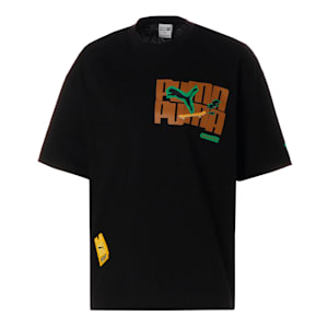 メンズ CLASSICS ストリート スポ－ツ オーバーサイズ 半袖 Tシャツ, PUMA Black, extralarge-JPN