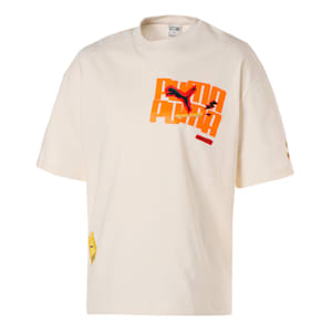 メンズ CLASSICS ストリート スポ－ツ オーバーサイズ 半袖 Tシャツ, Pristine
