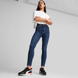 Camiseta PUMA x SCUDERIA FERRARI x JUNE AMBROSE ASMTRC para mujer, PUMA White