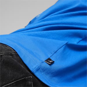 ユニセックス アップタウン グラフィック 長袖 Tシャツ, Racing Blue, extralarge-JPN