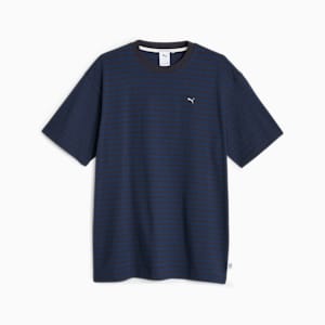 ユニセックス MMQ サービス ライン Tシャツ, New Navy, extralarge-JPN