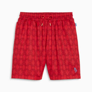 Shorts PUMA x DAPPER DAN de hombre, Fast Red, extragrande