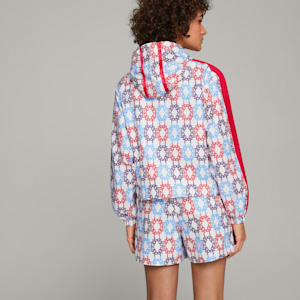 Chamarra T7 de PUMA x DAPPER DAN para mujer, PUMA White, extralarge