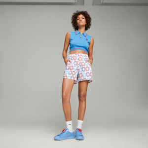 ウィメンズ PUMA x DAPPER DAN W クロップド ポロシャツ, Regal Blue, extralarge-JPN