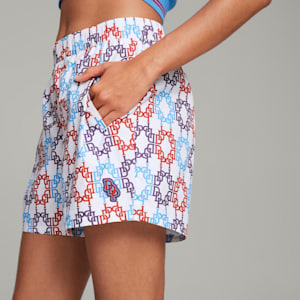 PUMA x DAPPER DAN Women's Shorts, PUMA White, extralarge-IND