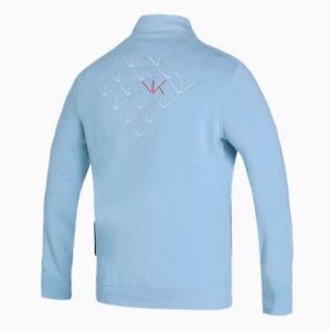 One8 Virat Kohli T7 Men's Track Jacket, Blue Wash