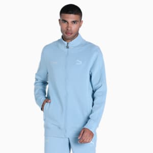 PUMA x one8 T7 Men's Regular Fit Track Jacket, Blue Wash, extralarge-IND