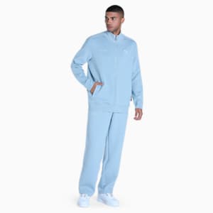 One8 Virat Kohli T7 Men's Track Jacket, Blue Wash