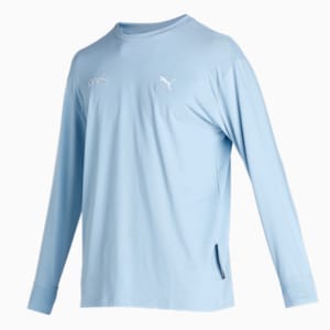 Classics Relaxed Long Sleeve Men's T-Shirt, Blue Wash