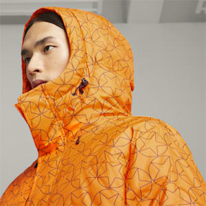 PUMA x PLEASURES Men's Puffer Jacket, Orange Glo, extralarge-IND