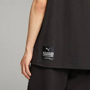 Camiseta estampada PUMA x PLEASURES para hombre, PUMA Black, extralarge