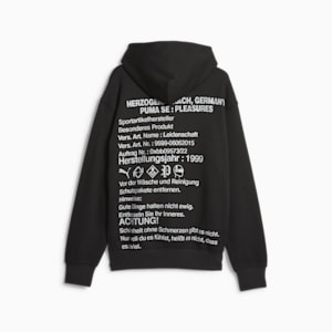 PUMA x PLEASURES Men's Hoodie, PUMA Black, extralarge-IND