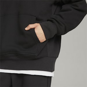 PUMA x PLEASURES Men's Hoodie, PUMA Black, extralarge-IND