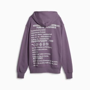 PUMA x PLEASURES Men's Hoodie, Purple Charcoal, extralarge-GBR