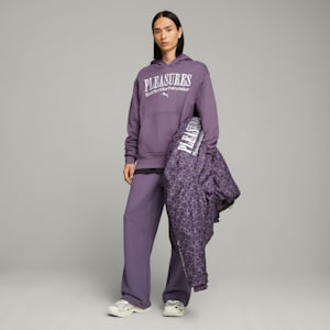 PUMA x PLEASURES Men's Hoodie, Purple Charcoal, extralarge-GBR
