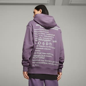 PUMA x PLEASURES Men's Hoodie, Purple Charcoal, extralarge-GBR
