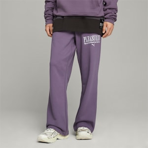 PUMA x PLEASURES Men's Sweatpants, Purple Charcoal, extralarge-IND