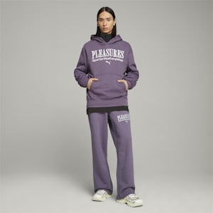 PUMA x PLEASURES Men's Sweatpants, Purple Charcoal, extralarge-IND