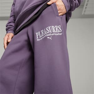 PUMA x PLEASURES Men's Sweatpants, Purple Charcoal, extralarge-GBR
