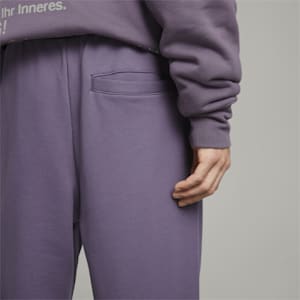 PUMA x PLEASURES Men's Sweatpants, Purple Charcoal, extralarge-IND