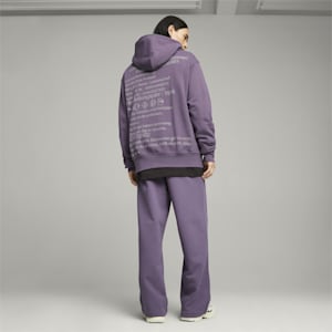 PUMA x PLEASURES Men's Sweatpants, Purple Charcoal, extralarge-IND