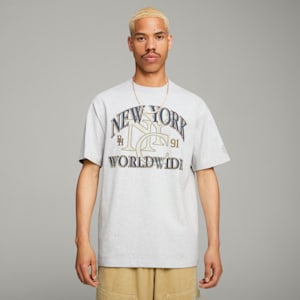 PUMA x RHUIGI Men's T-shirt, Light Gray Heather, extralarge-IND