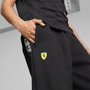 Scuderia Ferrari Race Men's Sweatpants, PUMA Black-AOP, extralarge