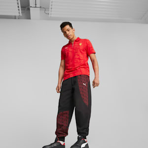 Scuderia Ferrari Race Men's Sweatpants, Rosso Corsa-AOP, extralarge
