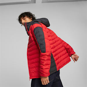 Nike classic padded jacket with hood in black