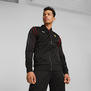 Scuderia Ferrari Race MT7 Men's Track Jacket, PUMA Black, extralarge-IND