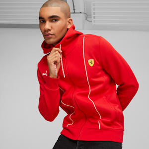 Scuderia Ferrari Race HDD Men's Sweat Jacket, Rosso Corsa, extralarge