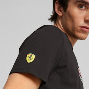 Scuderia Ferrari Race Men's Motorsport T-shirt, PUMA Black, extralarge-IND
