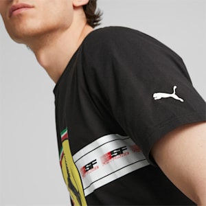 メンズ  フェラーリ レース ヘリテージ ビッグシールド Tシャツ, PUMA Black, extralarge-JPN
