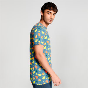 All Over Print Crew-Neck Slim Fit T-Shirt, Deep Dive, extralarge-IND
