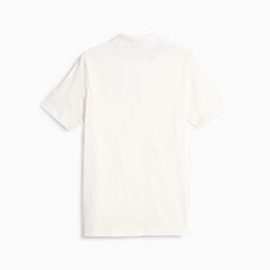 comme des garcons shirt contrast panel striped shirt, Warm White, extralarge