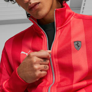 Scuderia Ferrari Style T7 Men's Track Jacket, Rosso Corsa, extralarge-IND