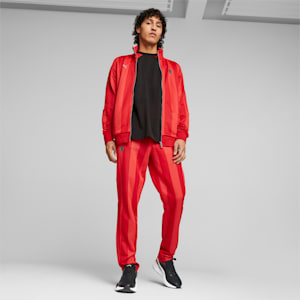 Scuderia Ferrari Style T7 Men's Track Pants, Rosso Corsa, extralarge