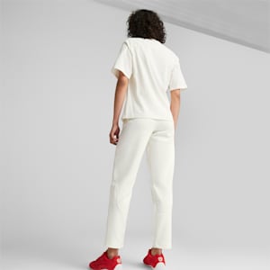 Scuderia Ferrari Style Women's Motorsport Sweat Pants, Warm White, extralarge-IND