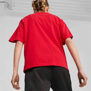 Scuderia Ferrari Style Women's Motorsport T-shirt, Rosso Corsa, extralarge-IND
