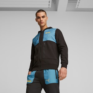 Chaqueta deportiva con capucha Porsche Legacy, PUMA Black, extralarge
