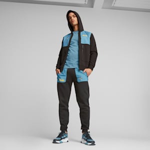 Porsche Legacy Men's Hooded Sweat Jacket, PUMA Black, extralarge