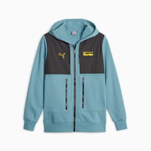 Porsche Legacy Men's Hooded Sweat Jacket, Bold Blue, extralarge