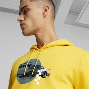 Porsche Legacy Men's Motorsport Sweatshirt, Sport Yellow, extralarge-IND