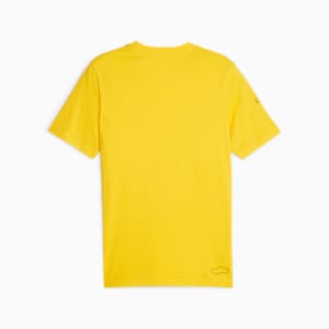 Playera Porsche Legacy de automovilismo para hombre, Sport Yellow, extralarge
