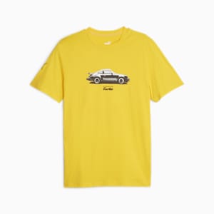 Camiseta Porsche Legacy de automovilismo para hombre, Sport Yellow