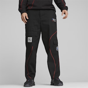 BMW M Motorsport Garage Crew Men's Pants, PUMA Black, extralarge-IND